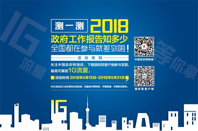 关于我院开展“2018年国务院政府工作报告知多少”答题活动的通知